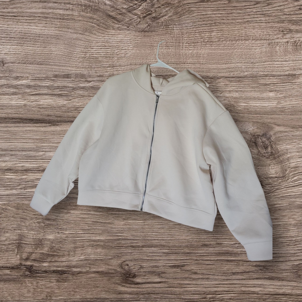 a new day Cream Bomber Jacket Relaxed Fit